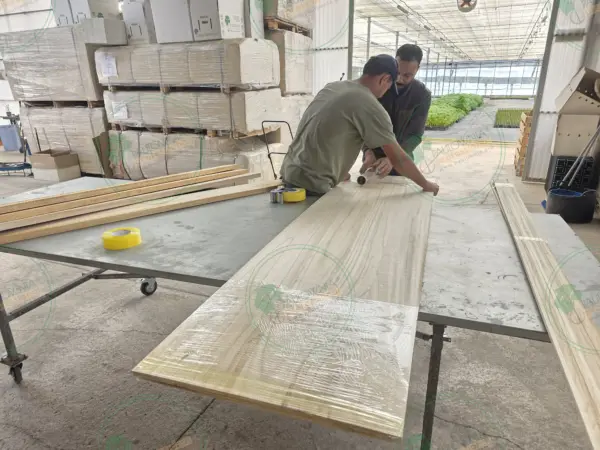 Tablero alistonado de Paulownia 2400x1220x30mm